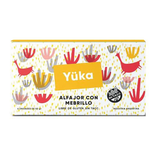Alfajor Yuka Membrillo SIN TACC x6unid