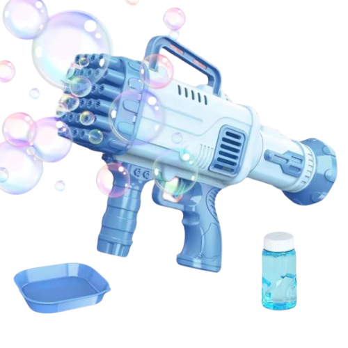 Pistola De Burbujas Bazooka De 32 Agujeros Juguete