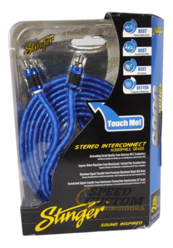 644CABLE RCA Si6220 SERIE 6000 2 CANALES 6m /20ft 2 A 2 MACHOS