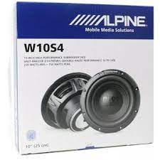 530WOOFER W10S4 10" ALPINE 750W