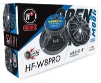 23SET DE MEDIOS OPEN SHOW HF AUDIO 8" HF-W8PRO 400W