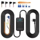 (M) 817KIT DE CABLE DURO PARA CAMARA DE SALPICADERO TIPO C ECOMOMENT GT801, GT802, 12 V, 24 V A 5 V, CABLE DE ALIMENTACION CON PROTECCION DE BAJO VOLTAJE