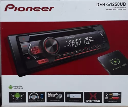 688AUTOESTEREO PIONEER DEH-S1250UB 50Wx4 1 DIN
