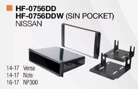 133FRENTE DXR 675-790 2 DIN PARA MARCH NOTE TIIDA SENTRA Y VERSA