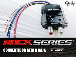 143HI-LOW ROCK SERIES HL-422 CONVERTIDOR DE ALTA-BAJA CON REMOTO 2 CANALES