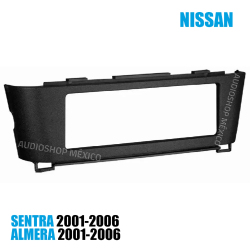 404FRENTE HF-0714 1 DIN Estéreo Nissan, Sentra, Almera