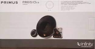 584SET DE MEDIOS INFINITY PR6510CS 240W COMPONENETE DE 6.5"