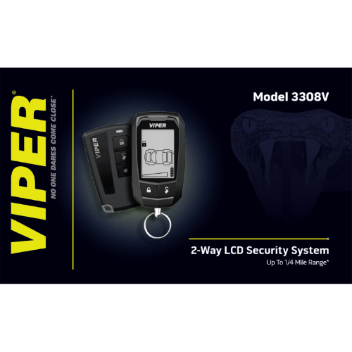 (M) 943ALARMA VIPER SISTEMA DE SEGURIDAD BIDIRECCIONAL 3308V LCD