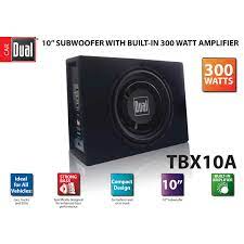 637SUBWOOFER AMPLIFICADO DUAL TBX10A 10" 300W