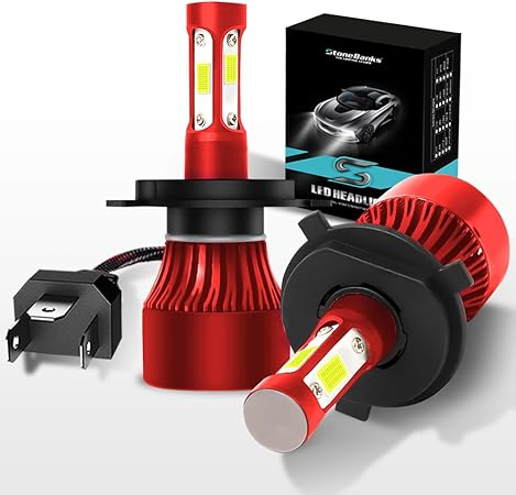 256FOCO LED STONEBANKS H4 9003 HB2 KIT DE FAROS IP68 24000lm 6000K 100W