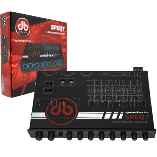 345ECUALIZADOR DB DRIVE SPEQ7 8V 7 BANDAS 750W