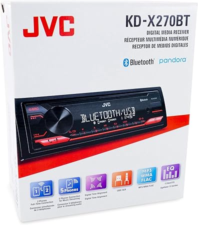 618AUTO ESTEREO JVC KD-XD28BT 1 DIN