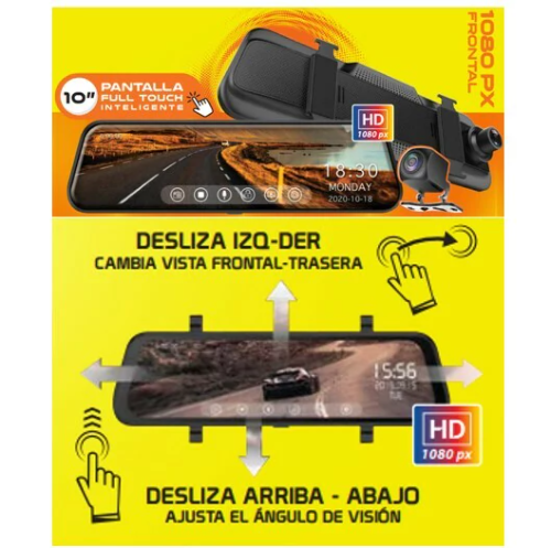 307CAMARA DE REVERSA SP-DVRDUAL SPEED 1080 PX FRONTAL ALTA DEFINICION FRONTAL EN RETROVISOR
