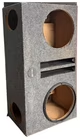 (M) 896CAJON DOBLE GRIS PARA SUBWOOFER DE 12" (ENFRENTE) Y 6X9" (COSTADOS) CON SALIDA DE AIRE