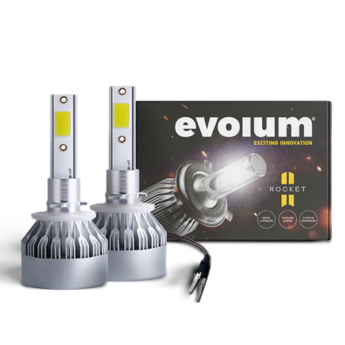 247FOCO LED FAROS KIT AUTOMOTRIZ ROCKET EVOLUM H880 H881 36W 8500Lm