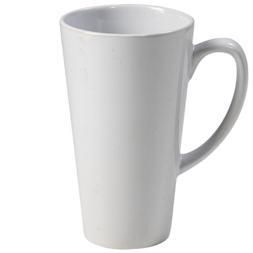 Taza cónica blanca 17oz