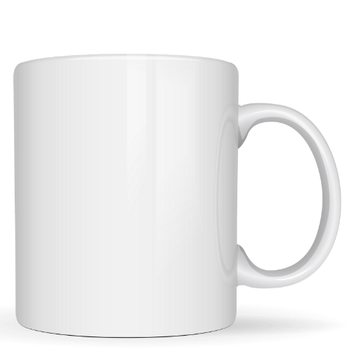 Taza color blanco 11oz