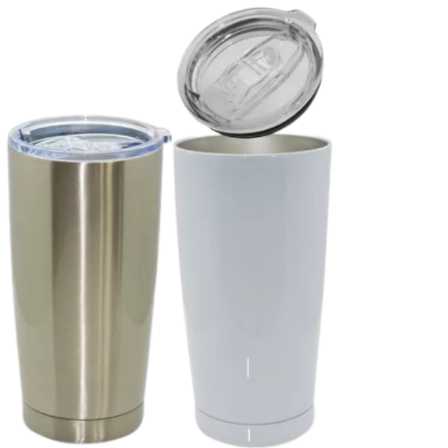 Vaso cónico de acero