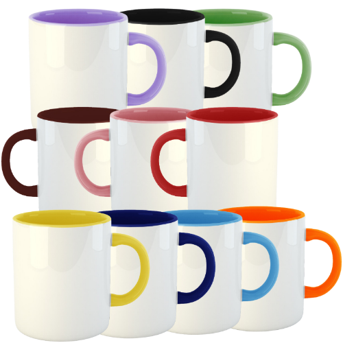 Taza con interior de color