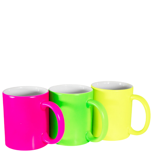 Taza color neón