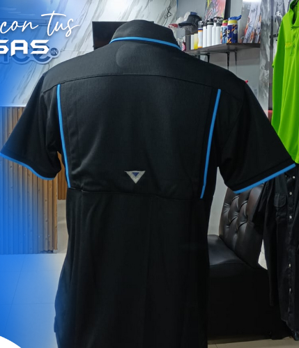 Camisa tipo polo estilo columbia 1 logo bordado