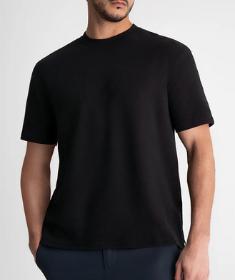 Camisa Negra durazno talla S