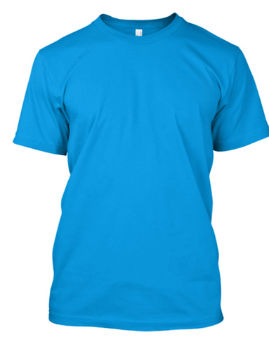 Camisa quiana azul turquesa