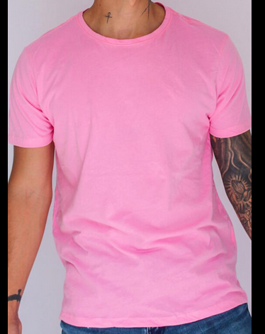 Camisa basica durazno rosada