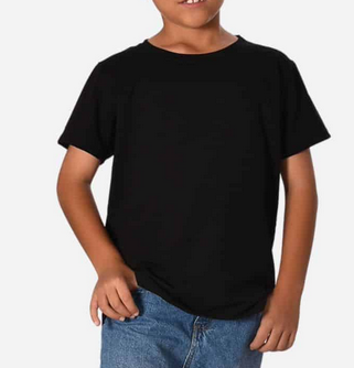 Camisa Negra durazno talla 8