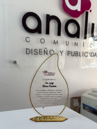 Placa Acrílica - Reconocimiento
