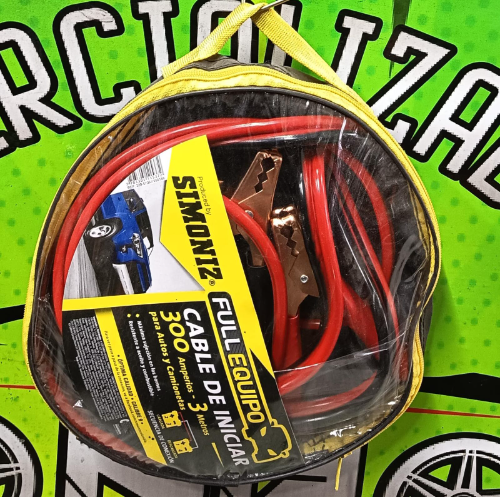 cable de iniciar simoniz 300 amperios 3 m