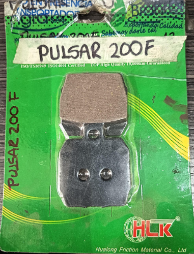 PASTILLAS DE FRENOS HLK PULSAR 200F