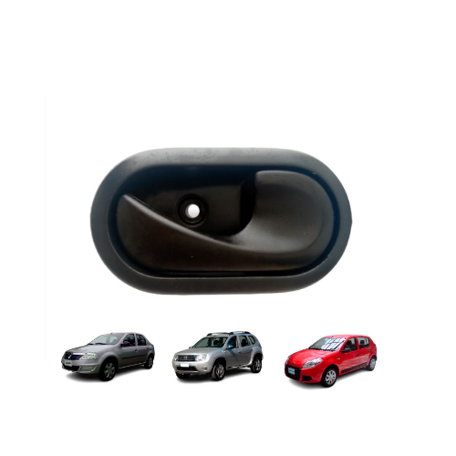 MANIJA INTERIOR DERECHA LOGAN SANDERO NEGRA