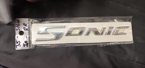 EMBLEMA CHEVROLET SONIC LETRAS