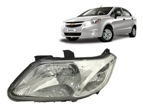 FAROLA DERECHA C/SOCKET S/BOMBILLO CHEVROLET SAIL (13-20)