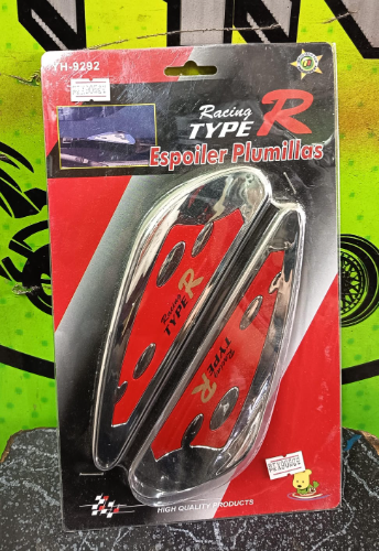 ALERON DE PLUMILLA ROJO RACING TYPE