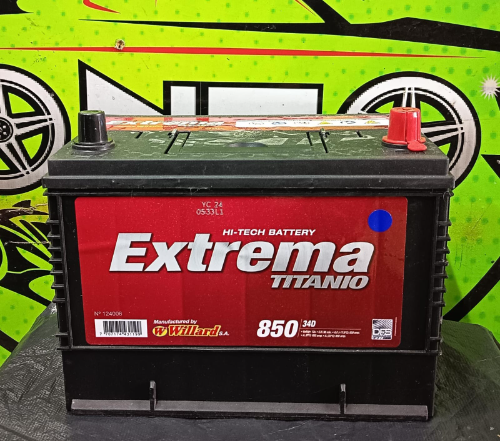BATERIA EXTREMA TITANIO 850 34D WILLRD BORNE DERECHO POSITIVO