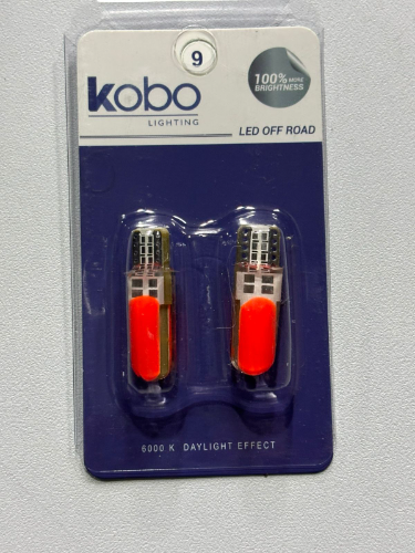 BOMBILLOS LED T10 LED SILICA GEL 12V ROJOS