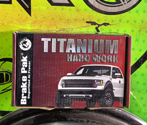 PASTILLAS BRAKE PAK TITANIUM HARD WORK DELANTERA pf renault captur - duster 2.0 4x2 - 4x4 12 - fluence 11 - megane III - sandero 18