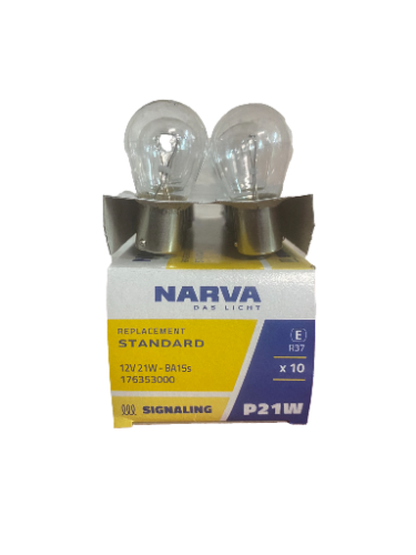 BOMBILLO 1141 12V 21W - BA15S NARVA