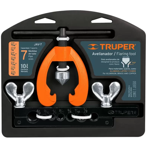 AVELLANADOR DE TUBOS 3/16 - 5/8 TRUPER