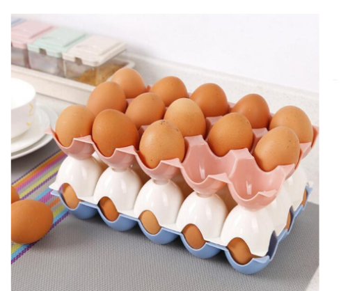 Huevera plástica para 15 huevos