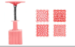 Prensa para galletitas + 4 moldes