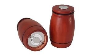 Set x2 salero pimentero bamboo