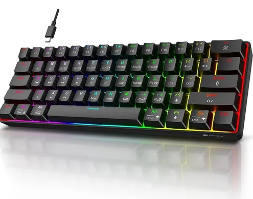 TECLADO MECANICO KOORUI AL 60% RGB