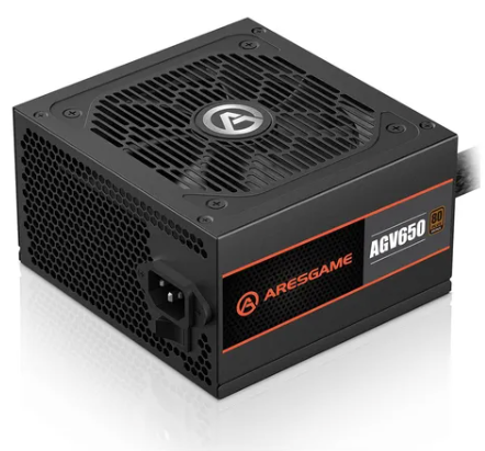 FUENTE DE PODER ARESGAME 500W 80 PLUS BRONCE