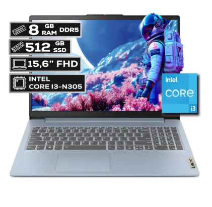 LAPTOP LENOVO DE 15.6 PULGADAS INTEL I3 8GB DE RAM DISCO SOILIDO 512GB