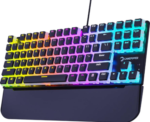 TECLADO MECANICO GAMEPOWER SUKI CON REPOSAMUÑECA