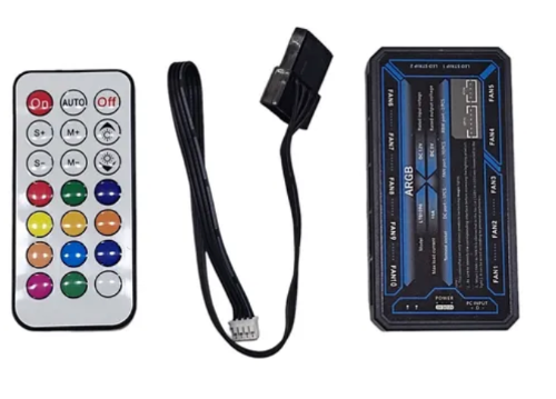 CONTROLADOR VENTILADORES RGB DE 6 PINES