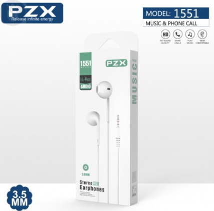 AUDIFONOS CABLE PZX 1551